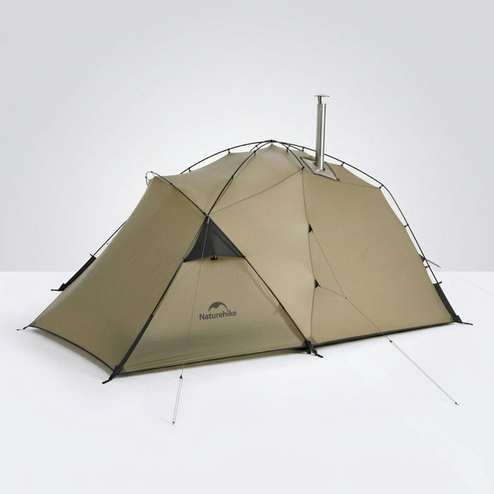 Палатка с выходом под дымоход Naturehike Massif Solo 2.5 kg Серая