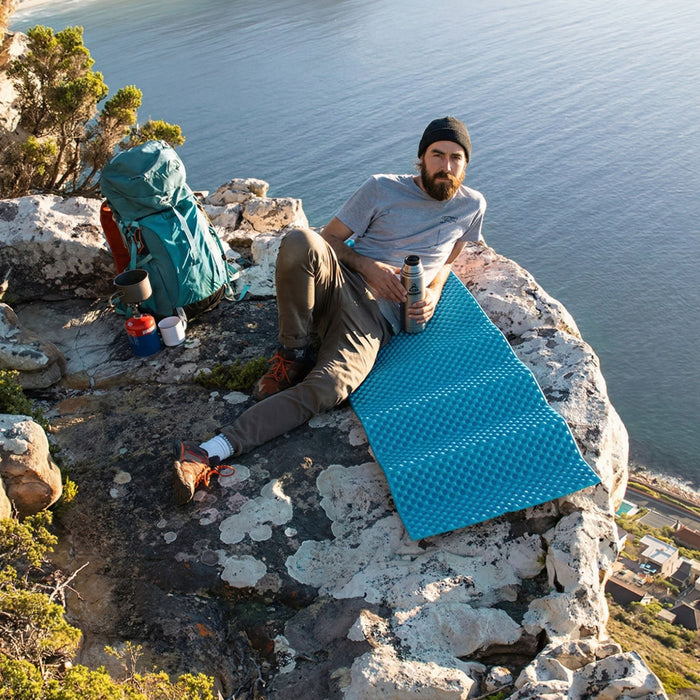 Saliekams putu paklājs Naturehike olu kastes dizains zils