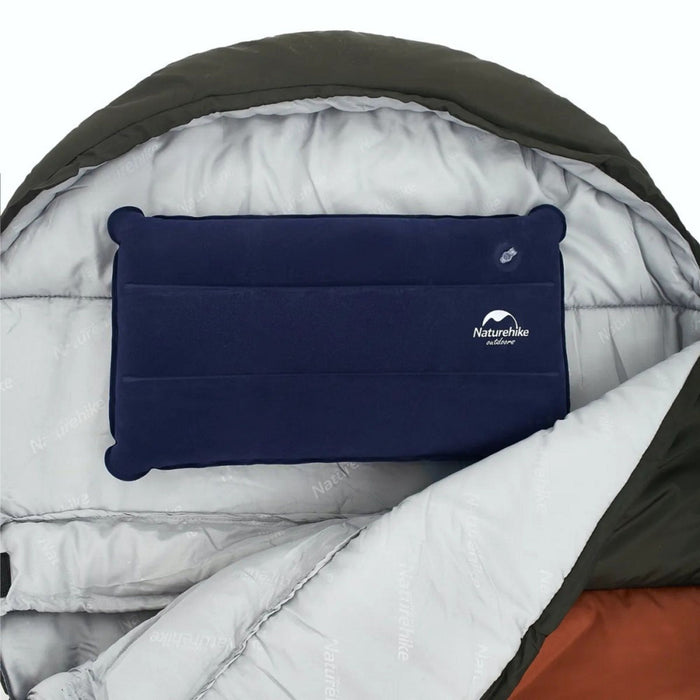 Piepūšamais tūrisma spilvens Naturehike ultraviegls zils