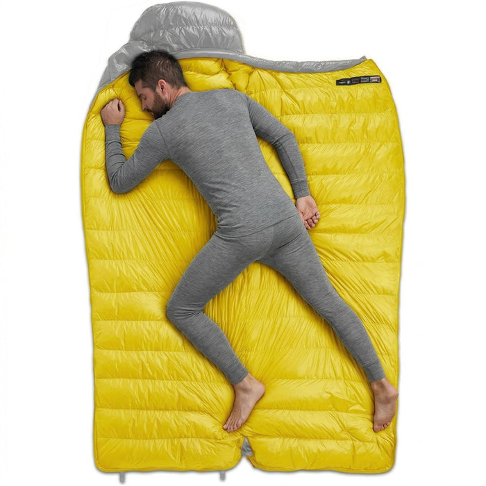 Ultraviegls dūnu guļammaiss Naturehike CW400 650FP M pelēks