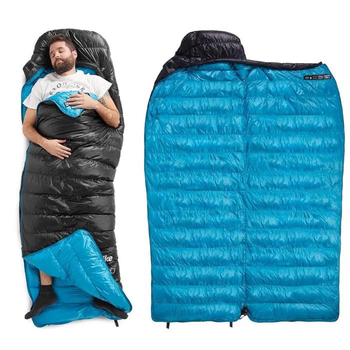 Ultraviegls dūnu guļammaiss Naturehike CW400 650FP L melns