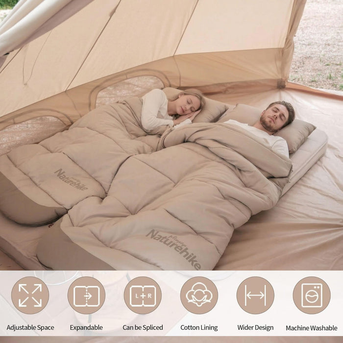 Спальный мешок для мам Naturehike Mom увеличенная ширина 85 см