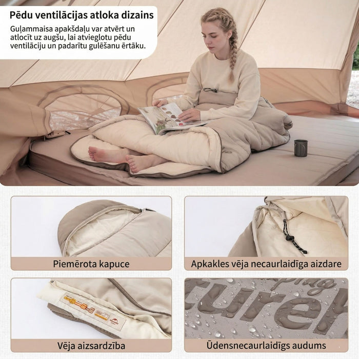 Спальный мешок для мам Naturehike Mom увеличенная ширина 85 см