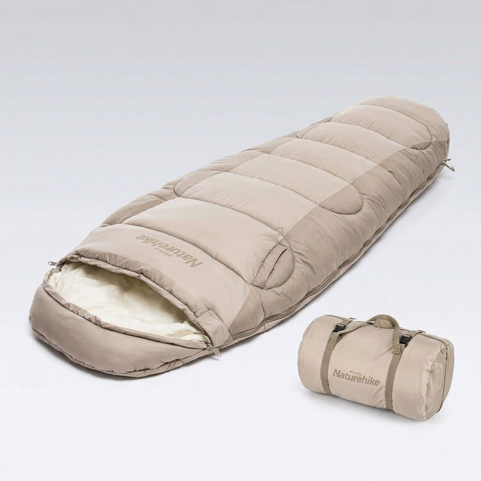 Спальный мешок Naturehike 95 cm XXL увеличенная ширина с отверстиями для рук