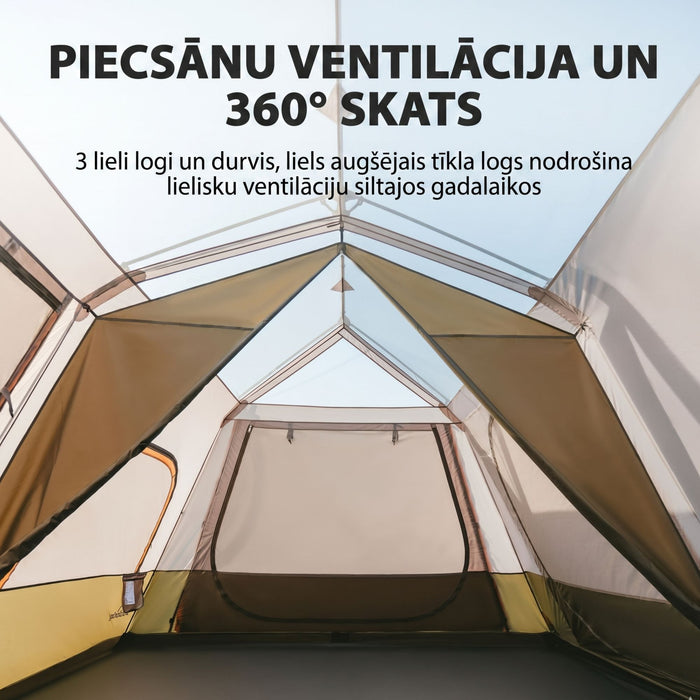 Telts noma Naturehike Cape 8-personu Viegli uztādāma
