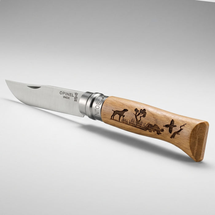 Saliekamais nazis Opinel ozolkoks  Nr. 8 Animalia Suns
