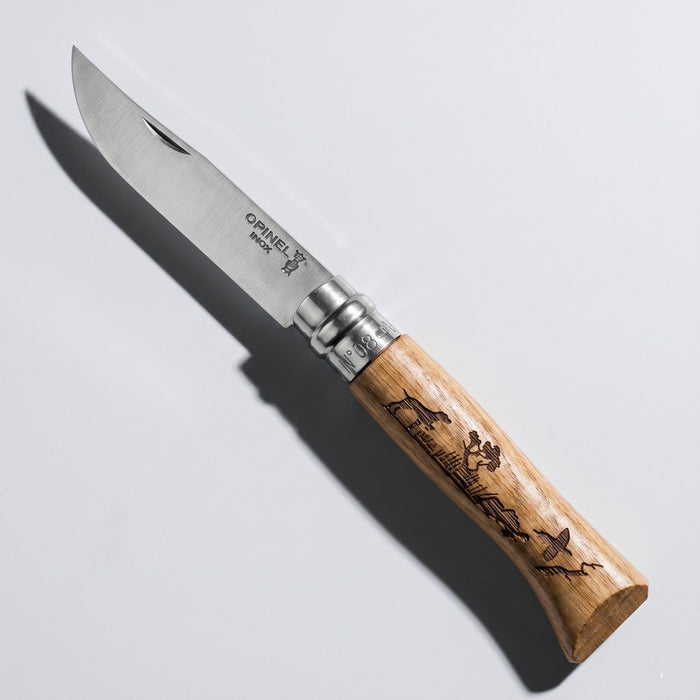 Saliekamais nazis Opinel ozolkoks  Nr. 8 Animalia Suns
