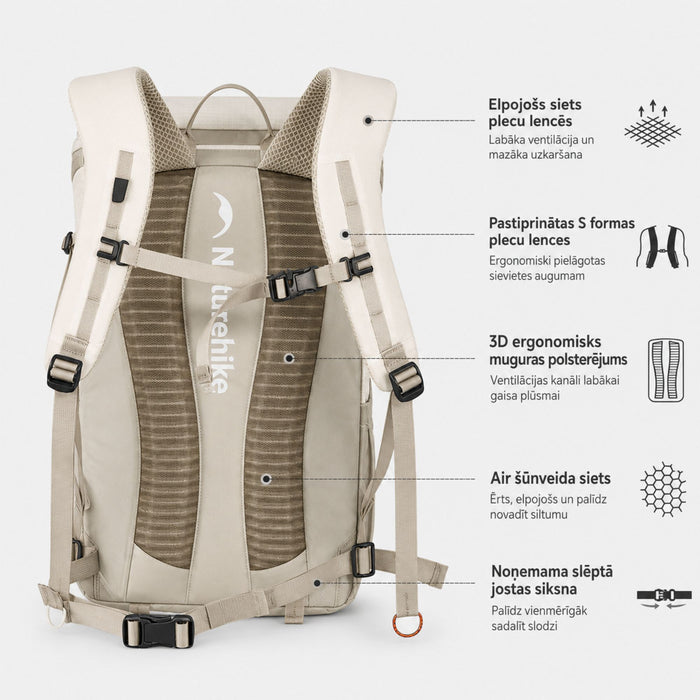 Походный рюкзак Naturehike Helium Series 20 л цвет хаки