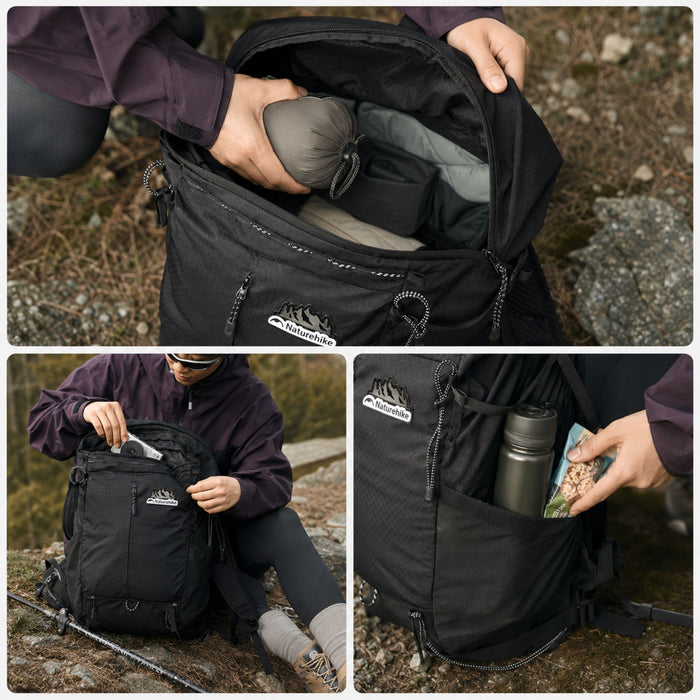 Походный рюкзак Naturehike Helium Series 25 л чёрный