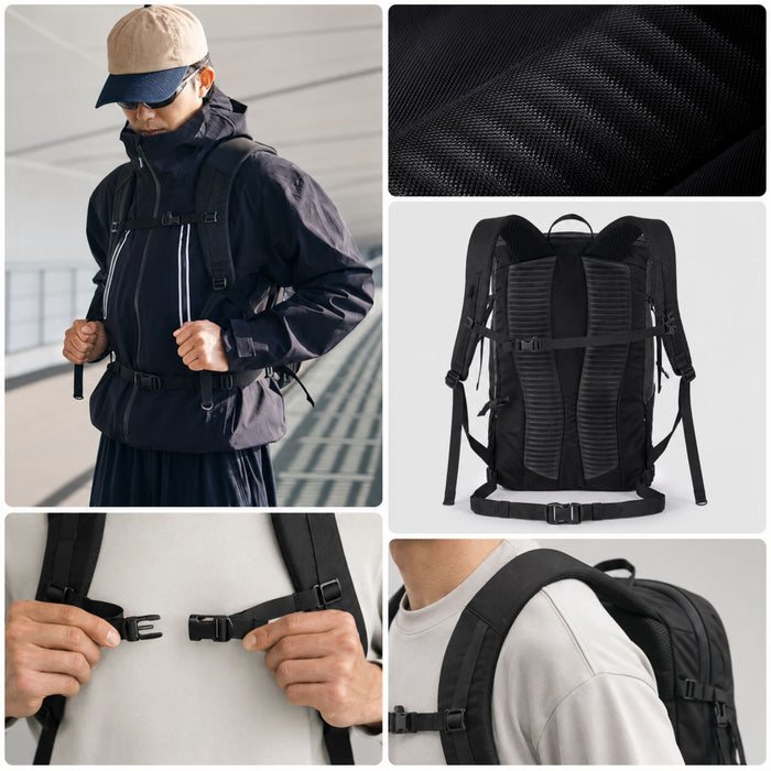 Походный рюкзак Naturehike Helium Series 25 л чёрный