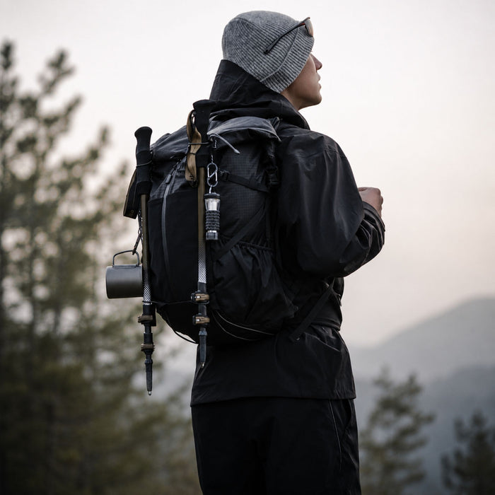 Походный рюкзак Naturehike Helium Series 30 л + 5 л  чёрный