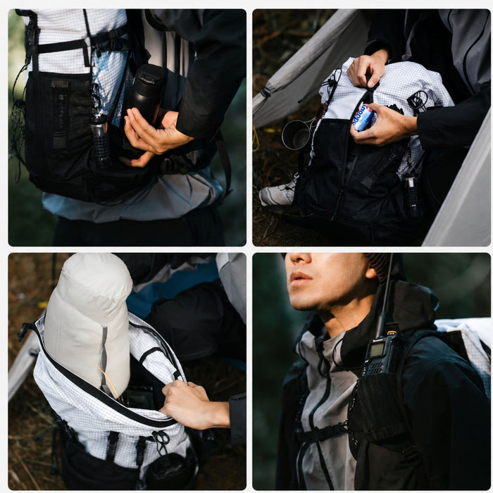 Походный рюкзак 30+5 – лёгкий водоотталкивающий Naturehike Helium Series