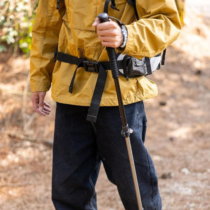 Trīsdaļīga alumīnija trekinga nūja – Naturehike ST01, 62–135 cm, melna