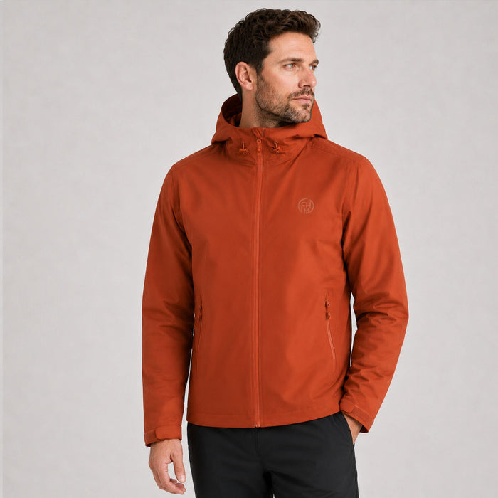Ультралёгкая водонепроницаемая куртка 10 000 мм FHM Explorer Unisex – Terracotta, 300 г