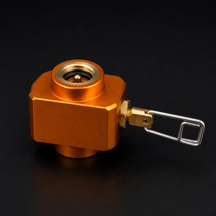 Gas Canister Refill Adapter with Thread – Camping Stove Accessory