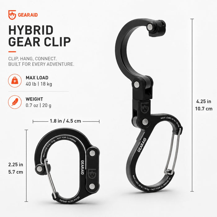 GearAid Heroclip Mini Черный (Stealth Black)