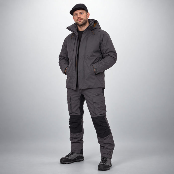 Утеплённый рыболовный костюм FHM Mist Jacket + Guard Pants, серый