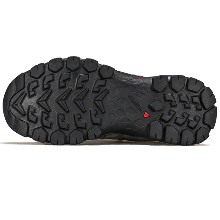 HUMTTO StoneGrip – Women’s Hiking Shoes Grey 150453B-2 gumijas zole ar dziļu protektoru nodrošina izcilu saķeri un stabilitāti dabā.