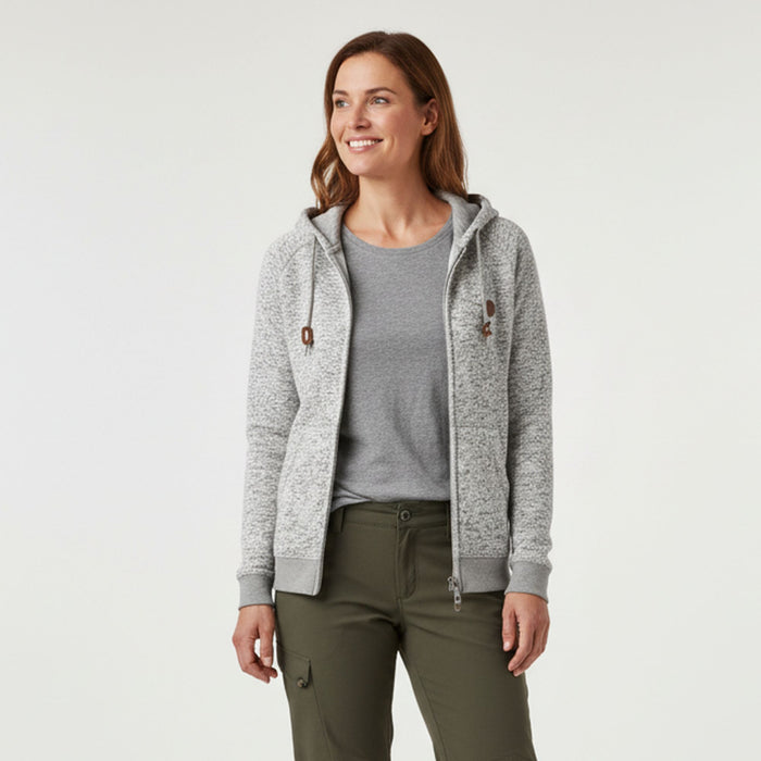 Fleece Jacket FHM Avalon Grey Knitted Fleece