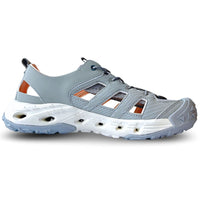 Humtto Women Trail Shoes Grey 660801B-2 ar elpojošu āru tīklu, EVA viduspoli un ūdens noteces caurumiem vieglai piekļuvei.