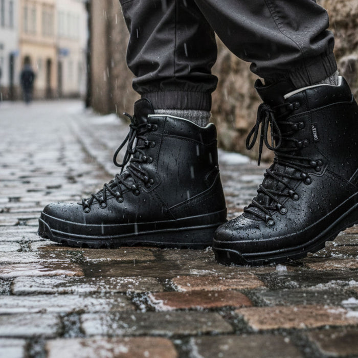 Mil-Tec Men's German Army Mountain Boots Black 42EU