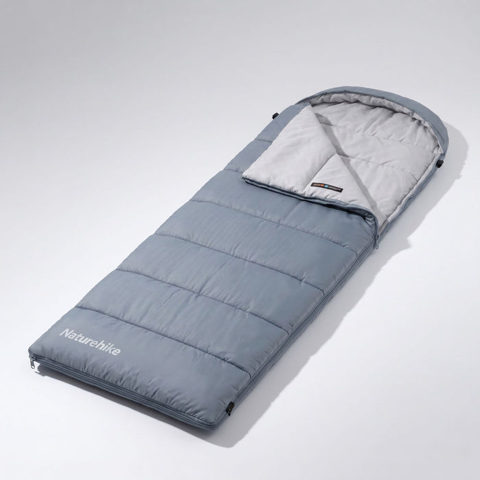 Спальный мешок Naturehike с капюшоном, hollow cotton HU250, левая молния