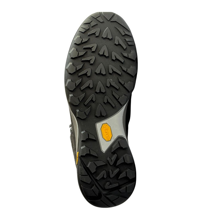 grisport pastaigu zābaku zole, vibram zole, kalnu pārgājieniem, pelēka, tuvplāns
