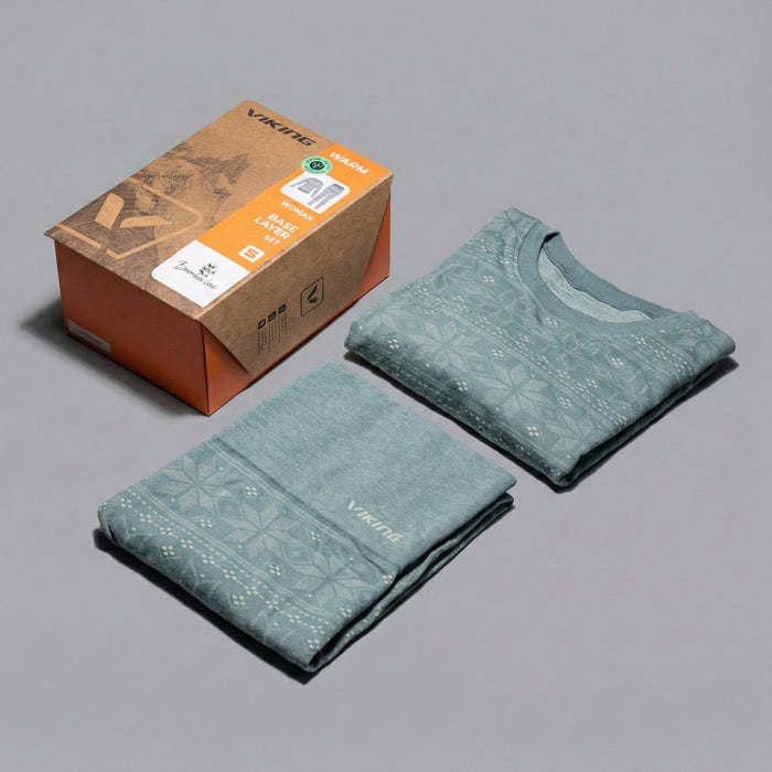 Termoveļas komplekts Viking Sigrid bambusa viskoze ar rakstu