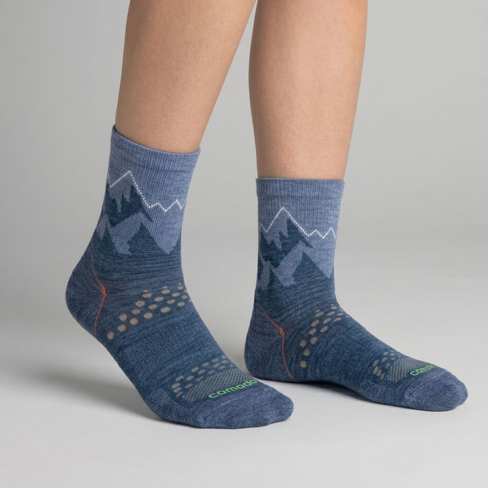 Носки из шерсти альпака и мериноса All Trail Hiker Thin, синие