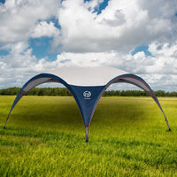 Nojumes Īre FHM Pavilion Nojume Bez Sienām 4,5x4,5 m 20 cilvēkiem, ūdensizturīga un stabila ar tērauda rāmi.