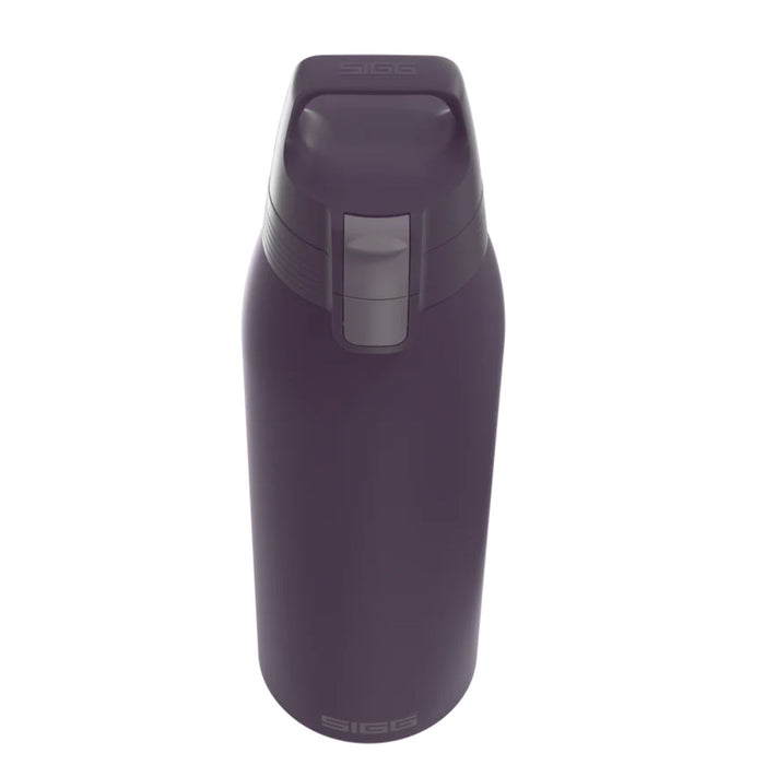 sigg termokrūze thermo flask shield therm one, nerūsējošais tērauds, tumši violeta, piemērota pārgājieniem un ikdienai