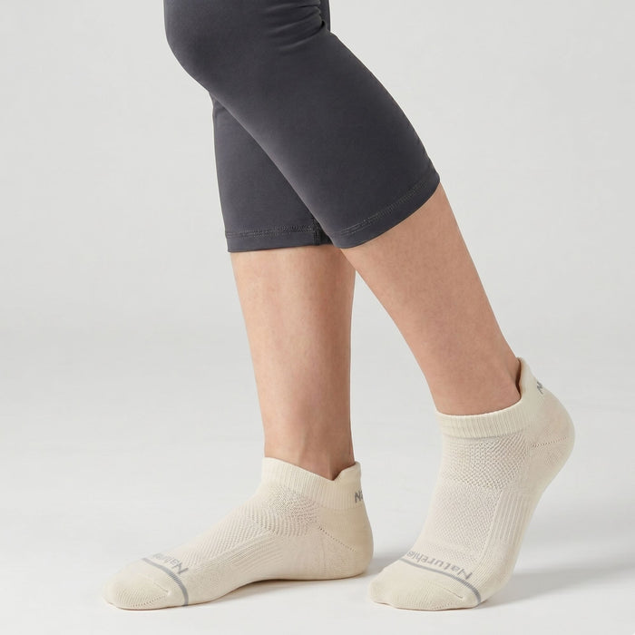 Трекинговые короткие носки Wind Walked с Coolmax, быстросохнущие, ванильные