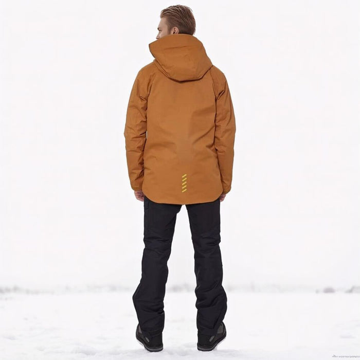 Siltinātā jaka FHM Mist brūna ar Ūdensizturību 20 000 mm