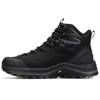 Humtto AeroGrip X Mid Hiking Shoes Black 250864A-1 melni viegli un elpojoši pārgājienu apavi ar EVA un gumijas zolēm stabilitātei.