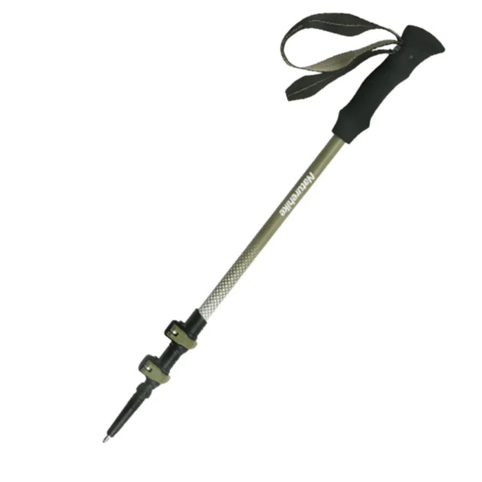 Naturehike Sniega EXT1-trīsdaļīgas oglekļa šķiedras pārgājienu nūja gaiši zaļas 57-120cm 1 gab.