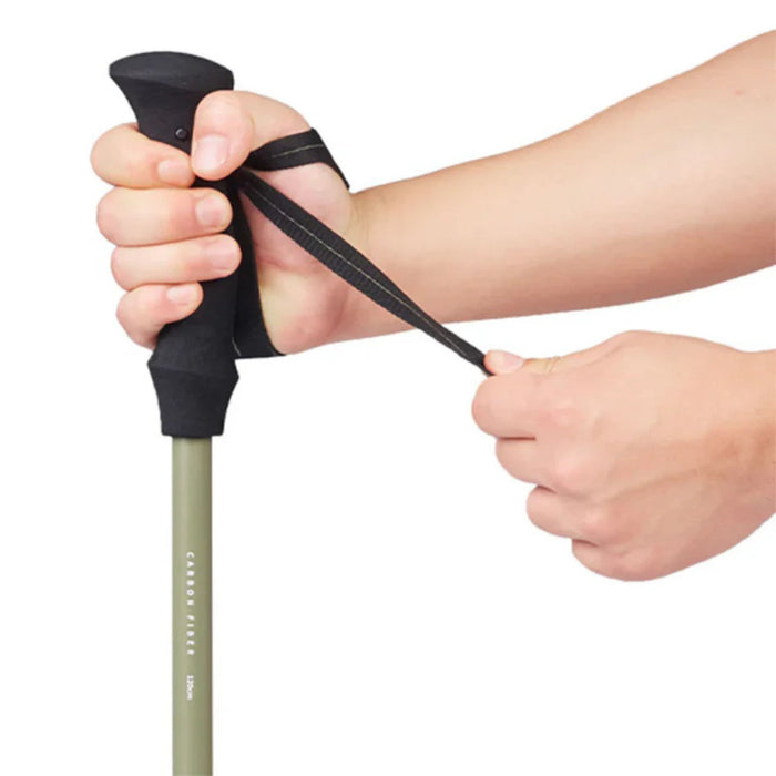 Trekinga nūja Naturehike Hoar Trek EXT1 ar 3K oglekļa šķiedras trīs sekciju 135 cm