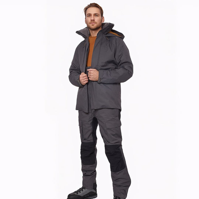 Ūdensnecaurlaidīga jaka FHM Mist siltināta pelēka 20000 mm