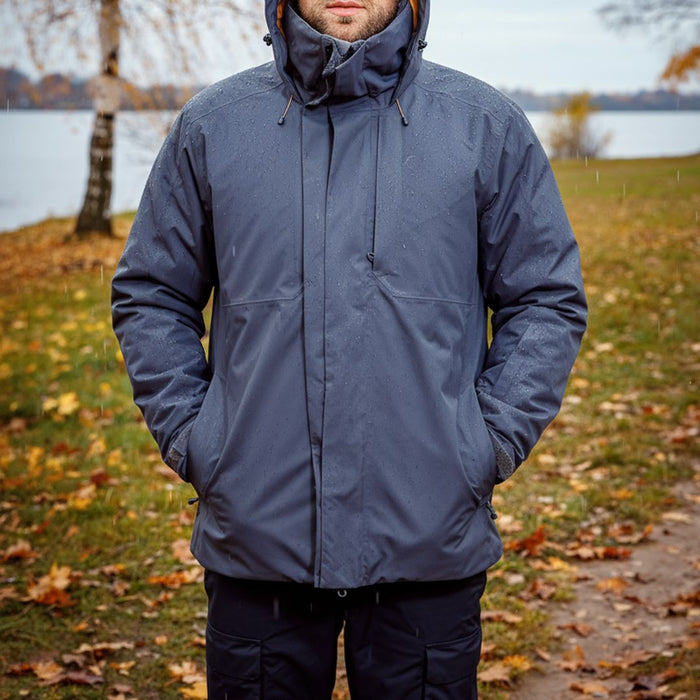 Ūdensnecaurlaidīga jaka FHM Mist siltināta pelēka 20000 mm