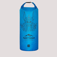 Fjord Nansen DRY BAG LIGHT 20L Waterproof Bag blue, ūdensizturīga 20L soma no 210T ripstop poliestera ar laminētām šuvēm.