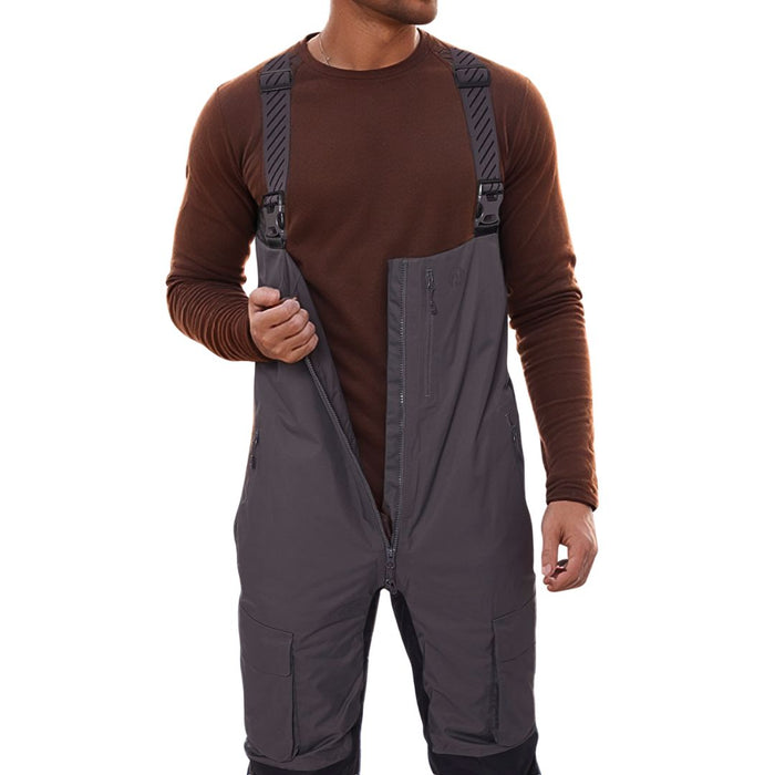 FHM makšķerēšanas bikses ar Toray Dermizax membrānu, pelēkas, ūdensnecaurlaidīgas un izolētas ziemas bikses Latvijai.