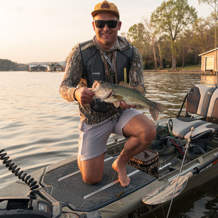 Fishing Kayak FeelFree Superfish 108 motor-ready compact hull
