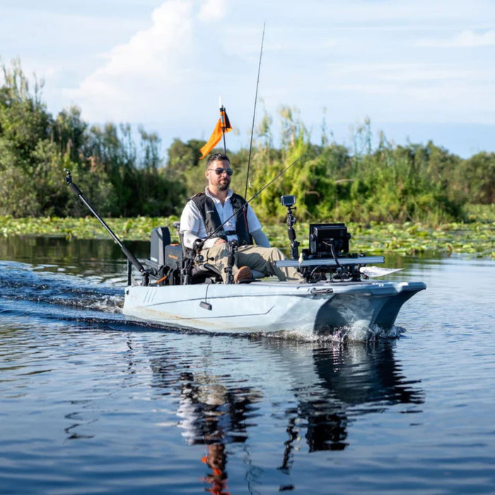 Fishing Kayak FeelFree Superfish 108 motor-ready compact hull