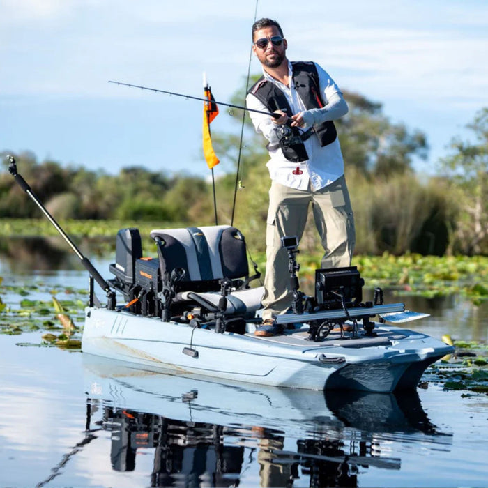 Fishing Kayak FeelFree Superfish 108 motor-ready compact hull