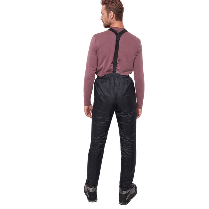 FHM izolētas Primaloft bikses, melnas, vējnecaurlaidīgas, siltas bikses vīriešiem ziemai zem membrānas biksēm.