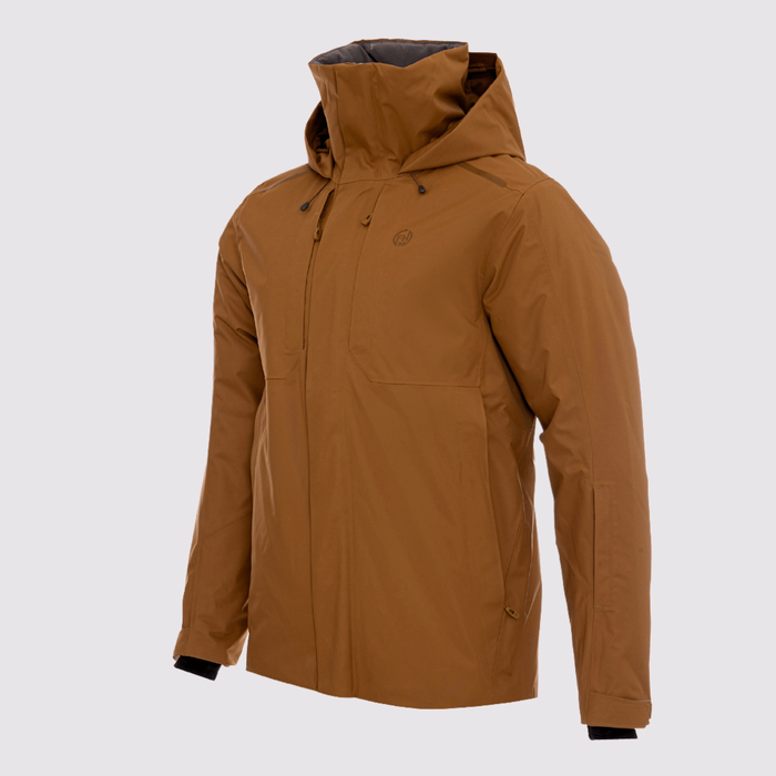 Siltinātā jaka FHM Mist brūna ar Ūdensizturību 20 000 mm