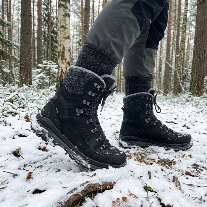 Ziemas pārgājienu zābaki LOWA Renegade Evo Ice 2 GTX Black