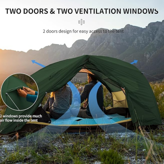 Naturehike Star-River Ultralight 2 Person Tent + Mats - Outfish