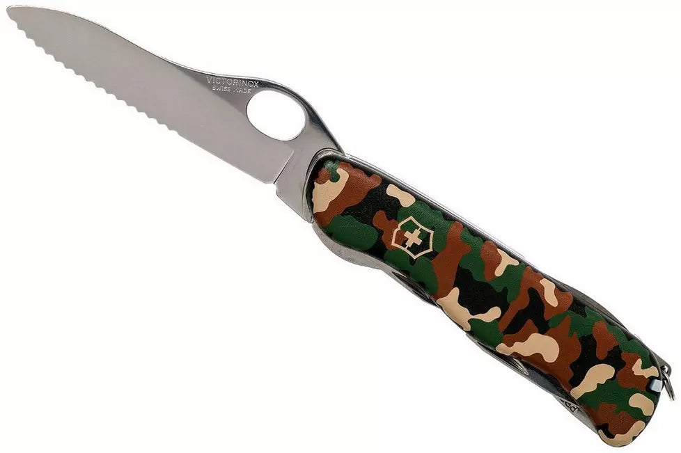Multifunkcionālais nazis Victorinox Trailmaster Grip nerūsējošais tērauds ar Liner Lock Camo