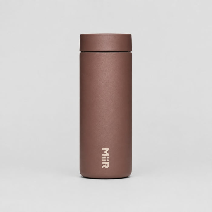 MiiR 350 ml vakuumizolēta termokrūze 360 Traveler, ciedra brūna