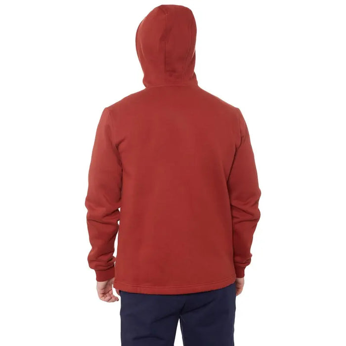 Zipped Hoodie Wave Terracotta